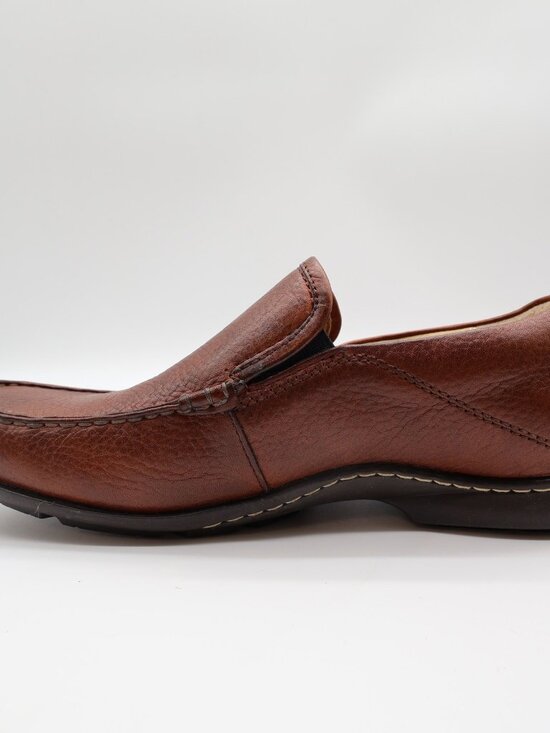 Hush Puppies GT Loafers Mens 9W Red Brown Leather Slip On Bounce H12466 main image 14